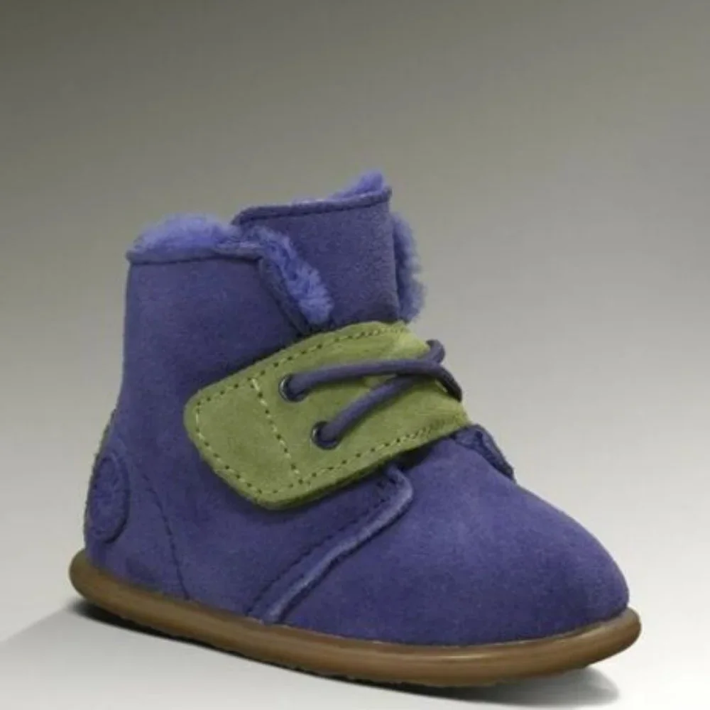 UGG Australia Infant Baby Size 6 - 12 Months Blue Lil Chuck Boot